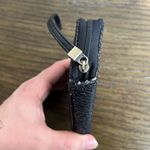 Jenny Packham Boudoir Glitter Wallet ID Case Wristlet Clutch Zip Around Black Photo 3