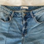 ZARA  flared ripped jeans Photo 6