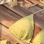 SheIn Light Yellow Textured Bikini Set Photo 2