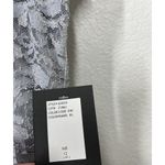 Marina Scalloped Glitter Lace Dress With Jacket Size 12 Silver Formal Wedding Photo 6