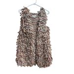 Anthropologie Hand Knit by Dollie Sherbet Loop Knit Vest Size M/L Photo 1