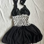 Generation Outcast Clothing Outcast Clothing ROSLEIGH MINI DRESS BLACK AND WHITE Photo 4