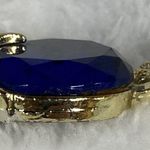 Blue Jelly Belly Swan Duck Pin Brooch Rhinestone Accent Jewelry Unbranded Photo 7