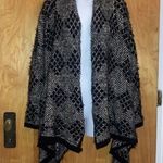 BCBGMAXAZRIA Cozy Fuzzy BCBG Maxazria Waterfall Cardigan Size S/M Photo 0