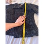 Ekaterina Kukareva Grey Wool Blend Three Quarter Length Over Coat Size UK10/US6/ Gray Photo 4