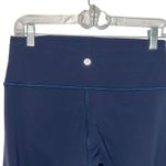 Lululemon Wunder Train High Rise Crop Tight 23" Leggings True Navy Blue Size 10 Photo 4