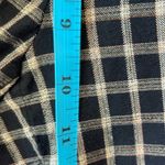 ZARA  Checkered Plaid Pants Cropped Cuff Small Photo 7