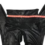 Spanx  Faux Leather Leggings XL Black Wide Waist Tummy Shaping Sporty Feminine Photo 9