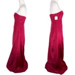 Silhouettes Prom Bridesmaid Dress Burgundy Wine Red 6 Strapless New Photo 2