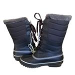 Jambu JBU By  Black Sabine Faux Fur Tall Boots Size 7 Photo 5