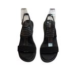 Skechers Sandals Women's Black Memory Foam Wedge Slingback Comfortable Size 8 Photo 1