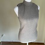 Magaschoni   women’s Gray Sleeveless Turtleneck Sweater size M Photo 1