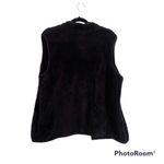 st. john's bay black sherpa vest  Size XXL Photo 1