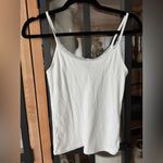 Brandy Melville  Archie lace tank top baby tee rosette spaghetti ruched cami Photo 7