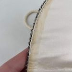 Vintage Magid Women's‎ Silver Beaded Satin Purse Clutch Shoulder Bag White Small Photo 14