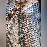 J.Crew allover sequin sparkle embellished cropped bow tie blouse NWT Photo 7