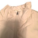 Lands’ End Oatmeal Ivory Puffer Vest Small Sleeveless Quilted Outerwear in GUC White Photo 7