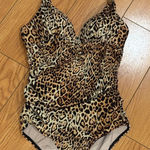 Victoria's Secret  Leopard Print One Piece Swimsuit Photo 0