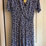 NWT! Boden Nordstrom Blue Wave Oriental Bird fixed wrap dress. Size 6 Photo 8