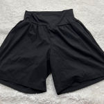 Halara Softlyzero Airy Super High Waisted 2-in-1 Cool Touch Yoga Shorts 7" L BLK Photo 0