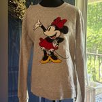 Disney Ladies Character Minnie MouseSweatshirt with Chenille Patch size M Photo 0
