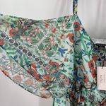 City Chic Romper Size 18 NWT Cold Shoulder Tropical Resort Summer Plus Curvy Photo 6