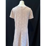 Women’s Aleani Pale Pink Floral Pattern Cap Sleeve Dress Sz 22W Photo 2