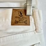 Ralph Lauren Sport Denim Jeans Sz 27 White Straight Stretch Low Rise Photo 3