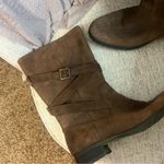 Ralph Lauren Lauren  Dark Brown Suede Combat Boots Photo 1
