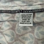 Royal Native Women’s Size S Burgundy Cream Blue Abstract Peplum Hem Shirt Top Purple Photo 4