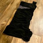 Semi Formal Off Shoulder Dress by City Studio Black Size M Photo 0