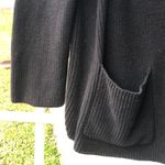 Lauren Ralph Lauren Cotton Cardigan Size 3X Long Sleeve Chunky Black Sweater Photo 5