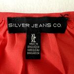 Silver Jeans Co Orange Peasant Blouse Photo 6