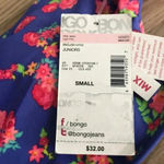 Bongo 💥🆕 Purple Rose Floral Bikini Top S🆕 Photo 4