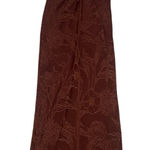 Mango  Brown Floral Maxi Dress Photo 0