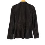 Max Mara  Virgin Wool Blend Pinstripe Single Breasted Blazer US 8 Photo 1