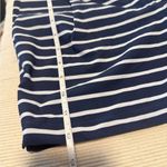 Nike  Blue and White Athletic Shorts with Stripes Photo 2