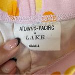LAKE Atlantic x Pacific Women’s Pima Penny Shorts in Pomelo Size SMALL Orange Photo 3