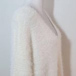 Jessica Simpson Cream Oversized Sweater with Open Back Size Large Photo 3
