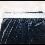 Kendall + Kylie Black Crushed Velvet Ankle Leggings Pants Elastic Waist Size XS Photo 2