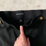 Counterparts Black Career Pull On Gold Button Office Work Pant Sz 6P Minimalist Photo 5