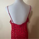 Victoria's Secret Vintage | Victoria’s Secret red lace sheer maxi slip dress LARGE Y2K Photo 4