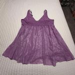 Soma  Purple Lingerie Babydoll Slip Nightie Lace Mesh & Chiffon XXL Photo 5