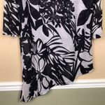 Chico's Chico’s Women’s Floral Print Blue White Asymmetrical Hem Beach Cover-Up Tunic Photo 2