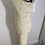 Streetwear Society  Yellow Floral Maxi Dress Photo 1