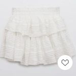 Aerie  White Skirt Rock & Ruffle XS Photo 0