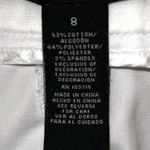 Nwot! Zac and Rachel white cropped pants with cute buttons on pockets! Size 8 Photo 4