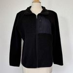 Avalanche  Solid Black Fleece Jacket Photo 2