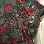 Carolina belle Montreal black floral dress, size 4 Photo 3