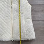 Nine West NWT Women's Reversible Fleece Lined Puffer Vest Size M Quilted Zip Up Photo 2